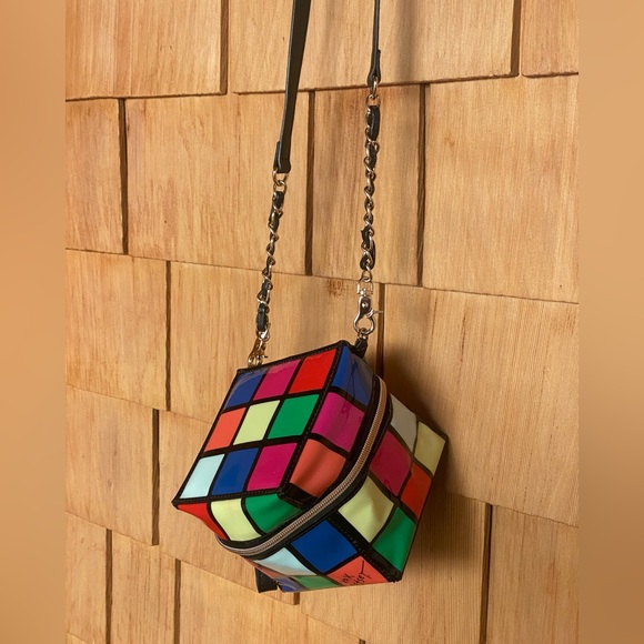 Betsey Johnson Rubik’s Cube Cross-body Purse - Picture 1 of 3